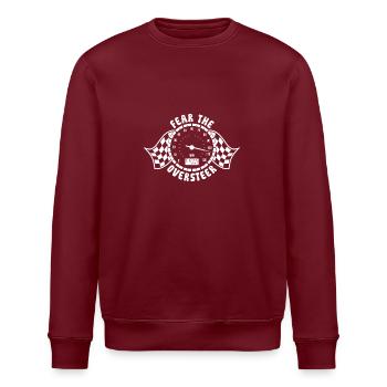 Slotracing Fear The Oversteer Racing Gift - Stanley/Stella Unisex Bio-Sweatshirt ROLLER - Burgunderrot - Vorne - Nik (191cm)