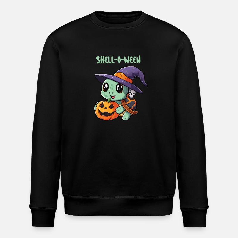 Tortue d’Halloween, Shell-O-Ween - Sweat bio ROLLER Stanley/Stella Unisexe - noir