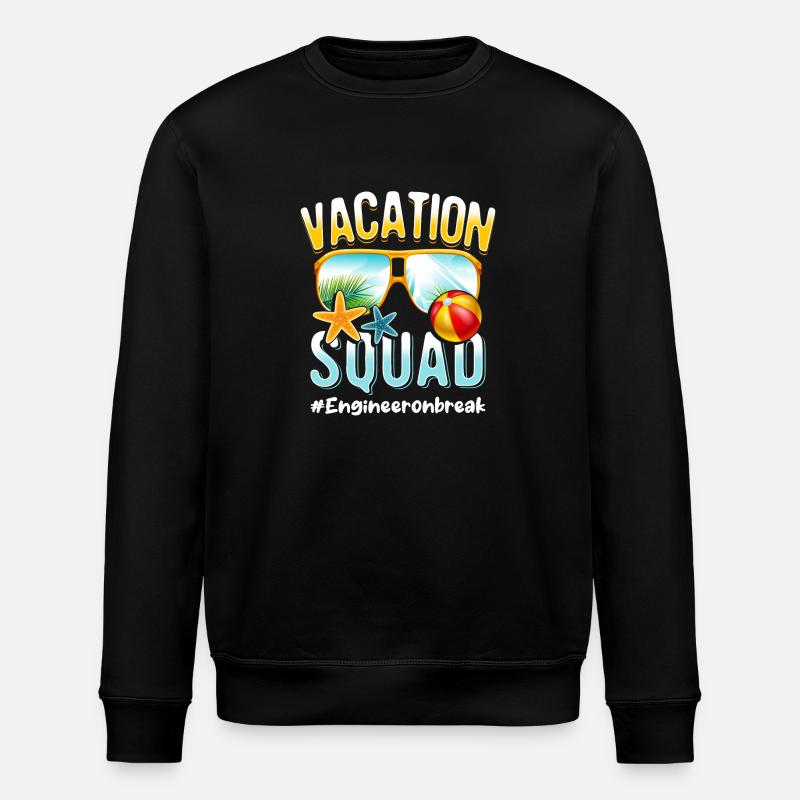 Ingénieur Vacation Squad #Engineeronbreak - Sweat bio ROLLER Stanley/Stella Unisexe - noir