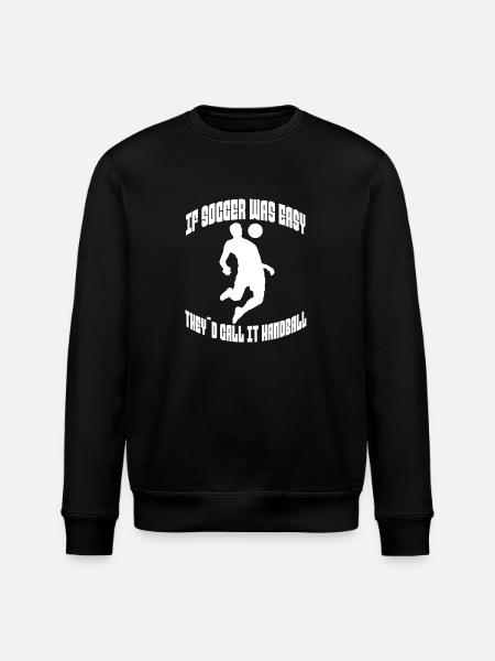 Fußballspieler Fußballmannschaft Fußballdesign - Stanley/Stella Unisex Bio-Sweatshirt ROLLER - Schwarz