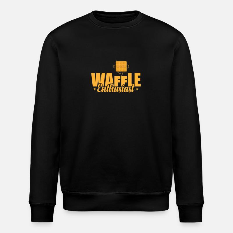 Waffle Enthusiast Snack Gebäck Bäcker - Stanley/Stella Unisex Bio-Sweatshirt ROLLER - Schwarz