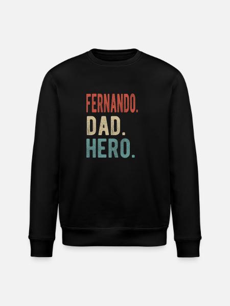 Fernando Dad Hero - Stanley/Stella ROLLER Unisex Organic Sweatshirt - black