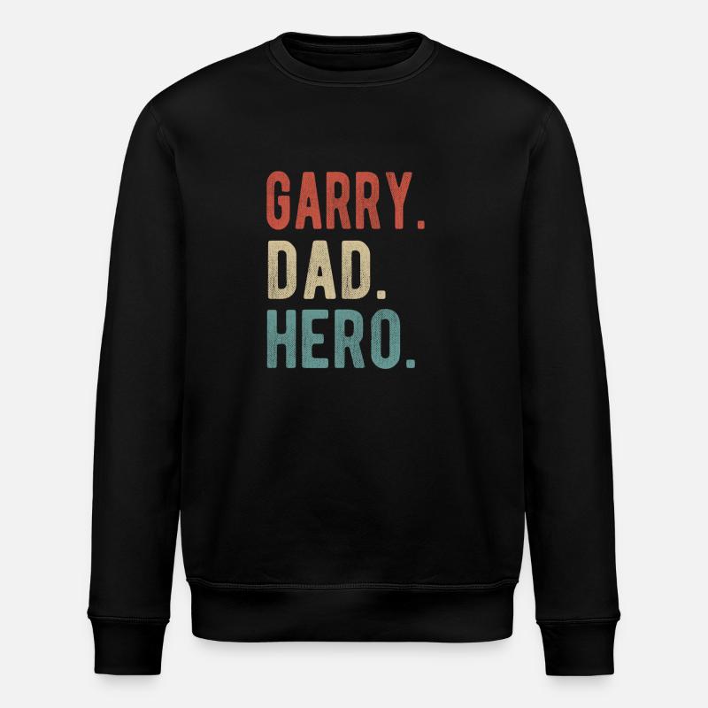 Garry Dad Held - Stanley/Stella Unisex Bio-Sweatshirt ROLLER - Schwarz