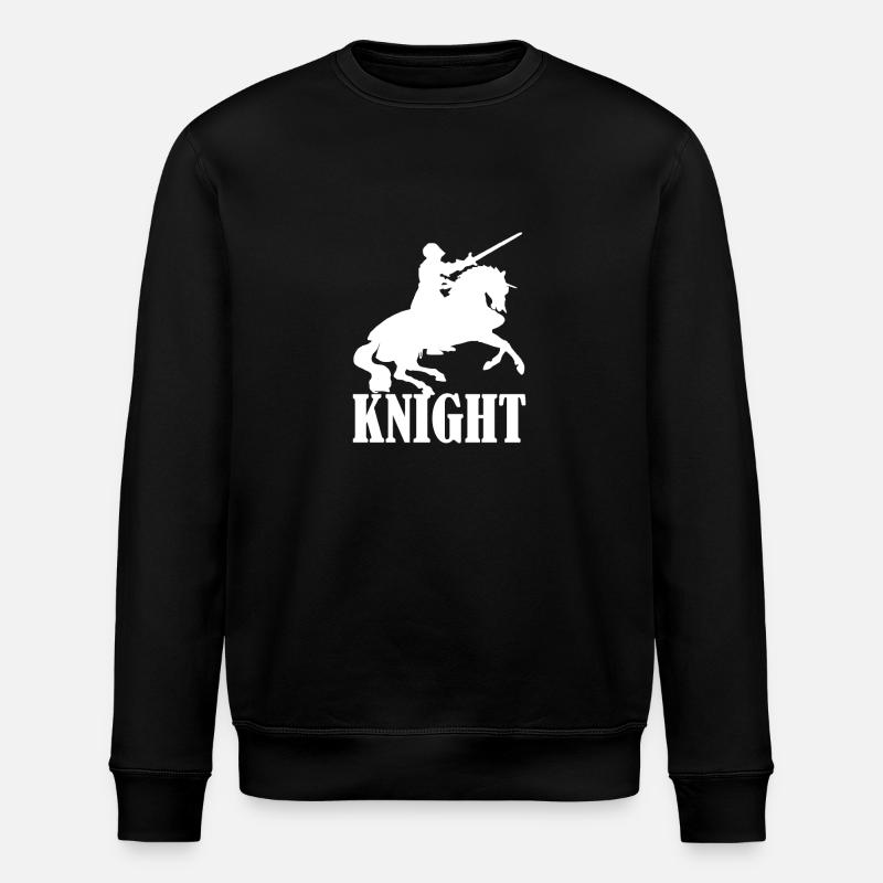 Knight Knight Middle Ages - Stanley/Stella ROLLER Unisex Organic Sweatshirt - black