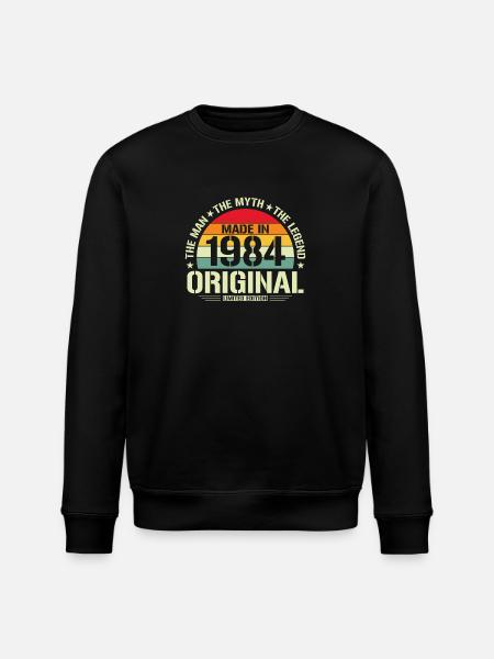 Legendary 1984 - Stanley/Stella ROLLER Unisex Organic Sweatshirt - black