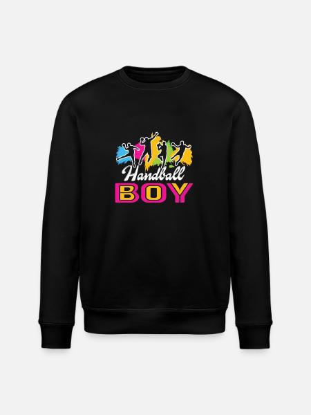 Handball Handball Boy - Stanley/Stella ROLLER Unisex Organic Sweatshirt - black
