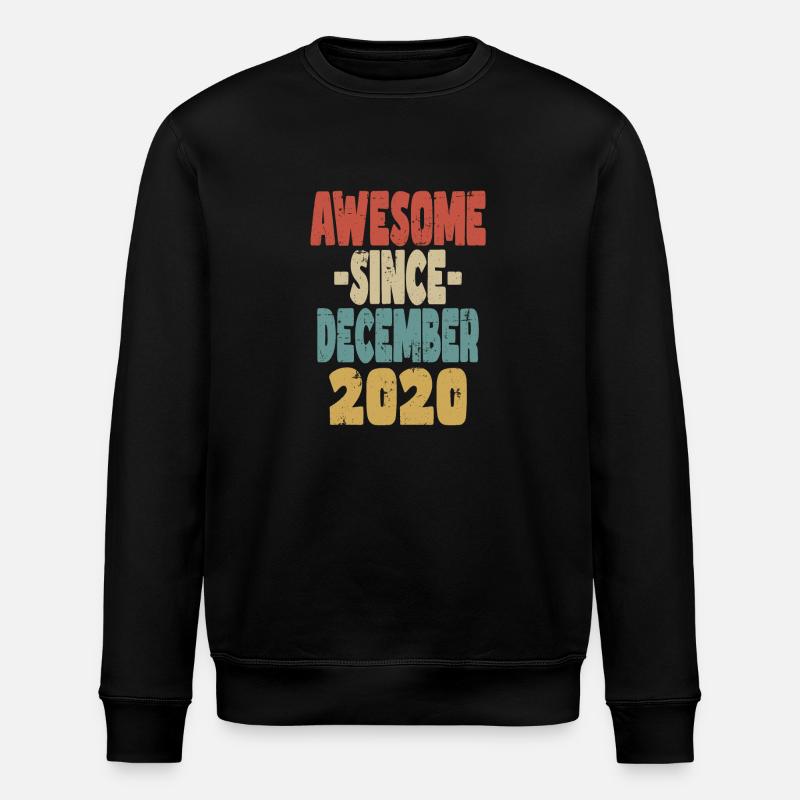 Awesome December 2020 - Stanley/Stella ROLLER Unisex Organic Sweatshirt - black