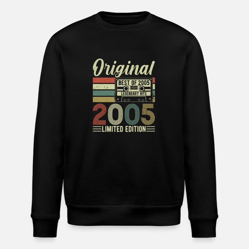 2005 - Birthday Legend - Stanley/Stella ROLLER Unisex Organic Sweatshirt - black
