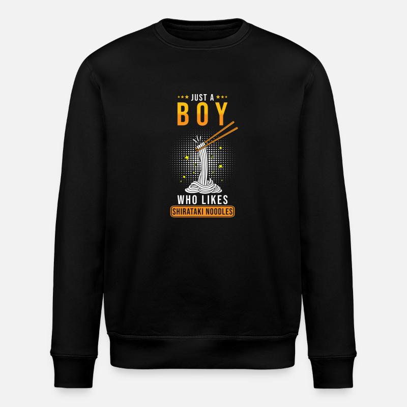 Shiritaki Nudeln - Stanley/Stella Unisex Bio-Sweatshirt ROLLER - Schwarz