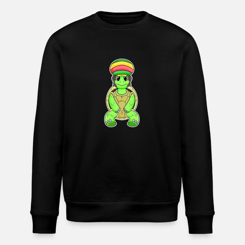 Tortue Rasta - Sweat bio ROLLER Stanley/Stella Unisexe - noir