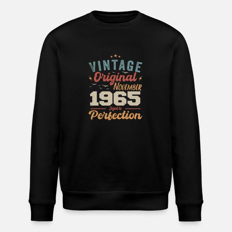Legendär Seit November 1965 - 1965 - Stanley/Stella Unisex Bio-Sweatshirt ROLLER - Schwarz