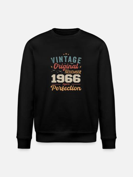 Legendary since November 1966 - 1966 - Stanley/Stella ROLLER Unisex Organic Sweatshirt - black