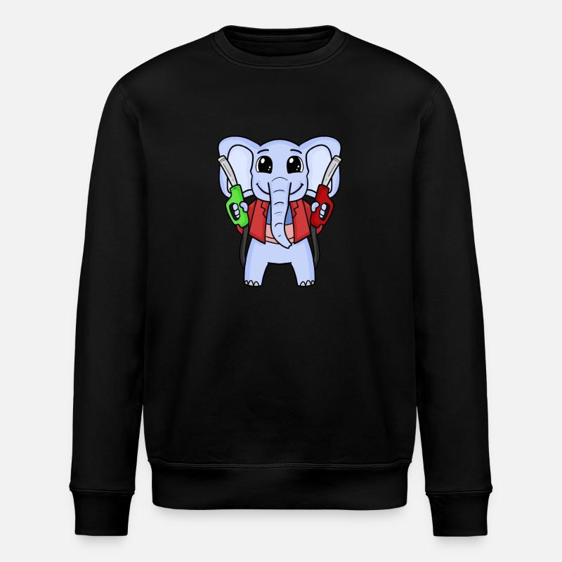 Pompiste - Sweat bio ROLLER Stanley/Stella Unisexe - noir