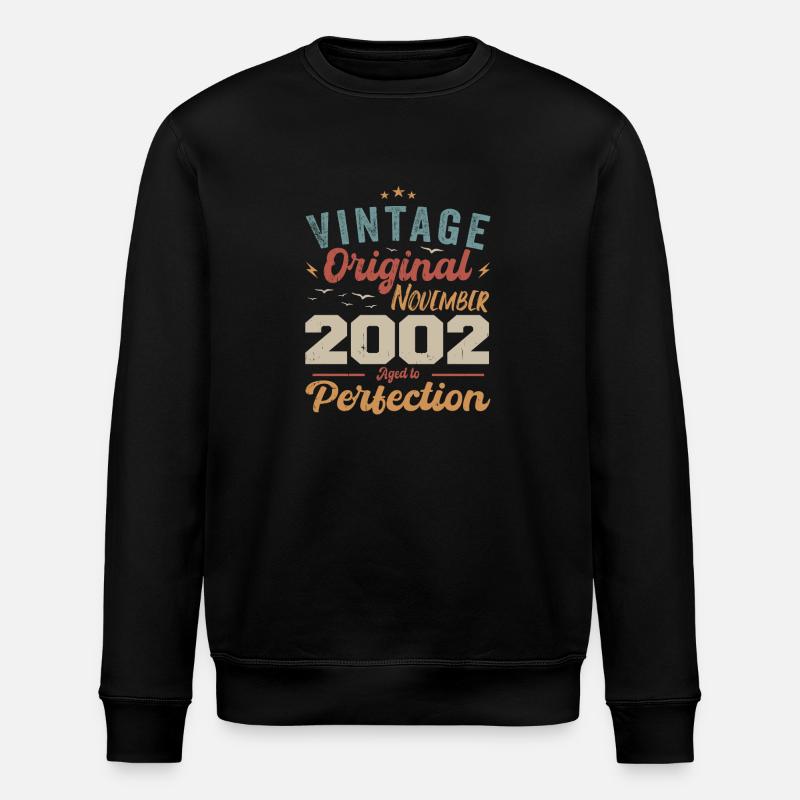Legendary since November 2002 - 2002 - Stanley/Stella ROLLER Unisex Organic Sweatshirt - black