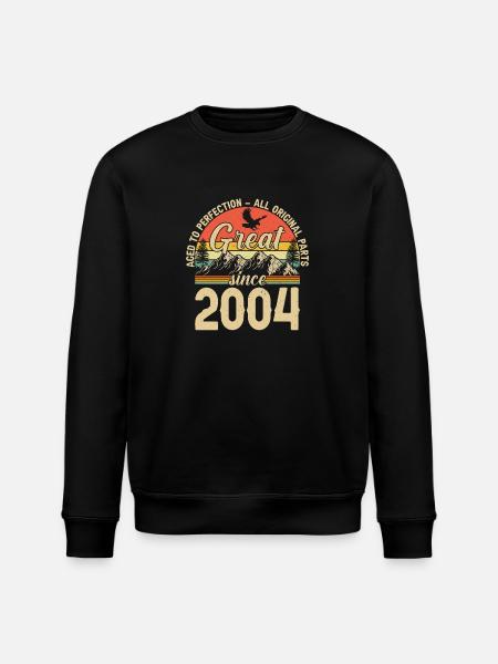 Millésime 2004 - Sweat bio ROLLER Stanley/Stella Unisexe - noir