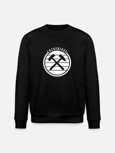 Erzgebirge Symbol Design - Stanley/Stella Unisex Bio-Sweatshirt ROLLER - Schwarz