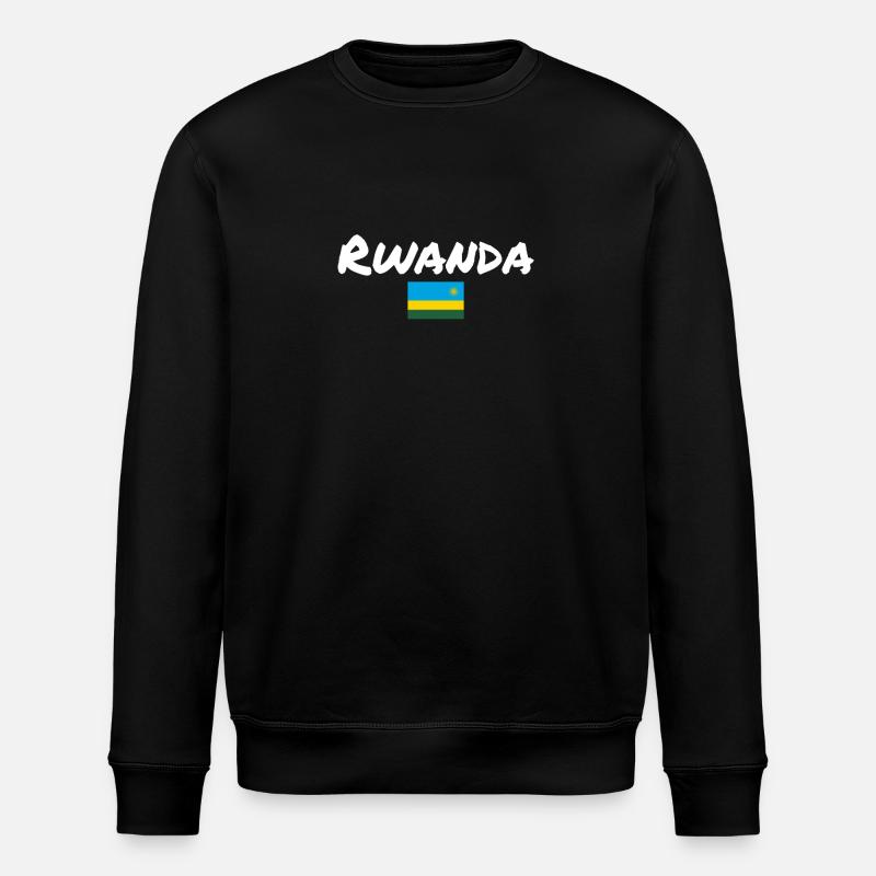 Rwanda Drapeau rwandais Rwandais - Sweat bio ROLLER Stanley/Stella Unisexe - noir
