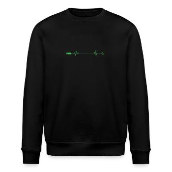 Module de mémoire de ligne de battement de cœur de clé USB - Sweat bio ROLLER Stanley/Stella Unisexe - noir - Devant - Nik (191cm)