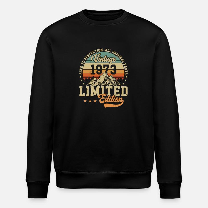 Legendary 1973 Anniversary - Stanley/Stella ROLLER Unisex Organic Sweatshirt - black