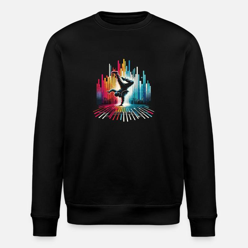 Breakdance Breakdancer Breakdance Kinder - Stanley/Stella Unisex Bio-Sweatshirt ROLLER - Schwarz