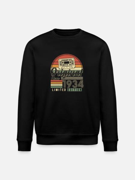 1934 - Eternal Legend - Stanley/Stella ROLLER Unisex Organic Sweatshirt - black