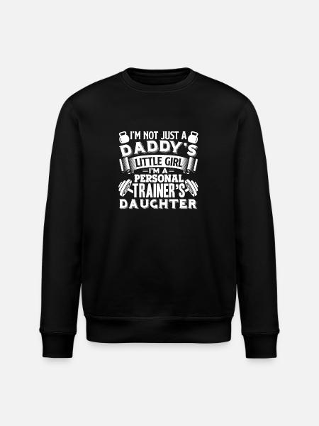 Personal Trainer Personal Trainer's Daughter - Stanley/Stella ROLLER Unisex Organic Sweatshirt - black