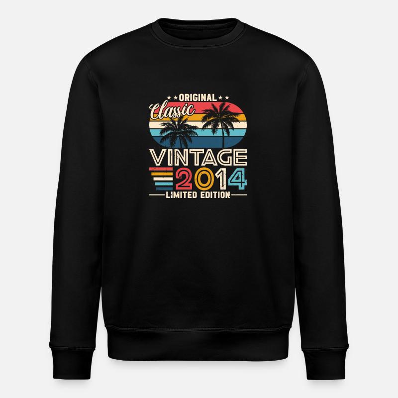 Legendär 2014 - Stanley/Stella Unisex Bio-Sweatshirt ROLLER - Schwarz