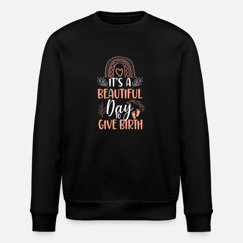 LD Labour And Delivery Nurse - Stanley/Stella ROLLER Unisex Organic Sweatshirt - black