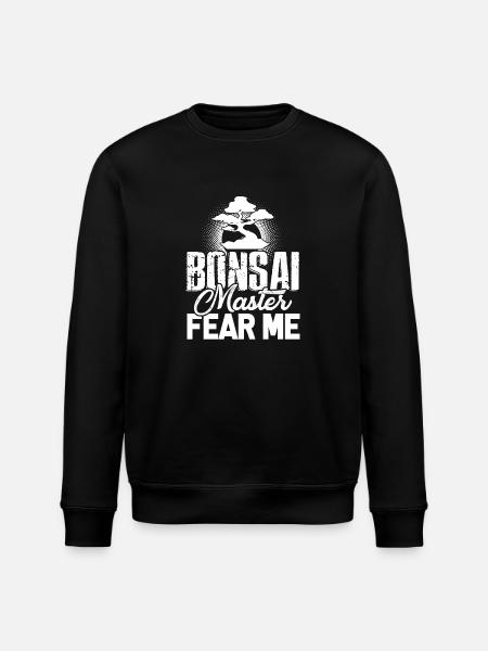 Bonsai Bonsai Master Fear Me - Stanley/Stella ROLLER Unisex Organic Sweatshirt - black