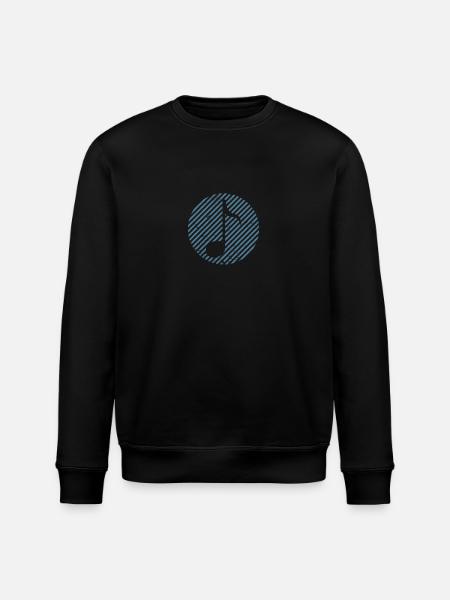 Music Note Music Tone Harmony - Stanley/Stella ROLLER Unisex Organic Sweatshirt - black