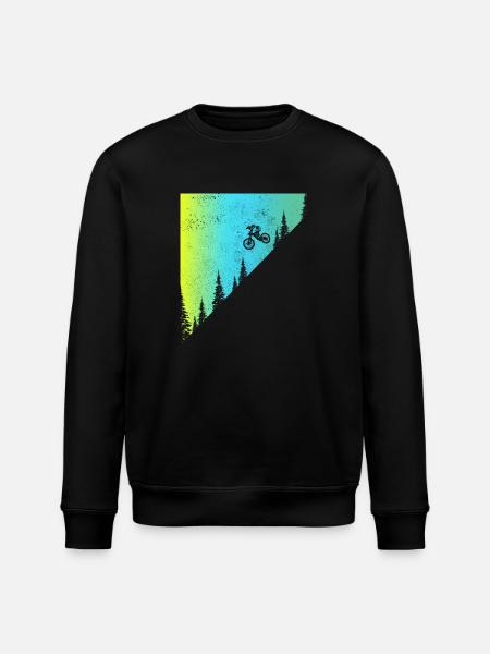 Mountainbike MTB Downhill Biker Gave - Stanley/Stella økologisk unisex-sweatshirt ROLLER - sort