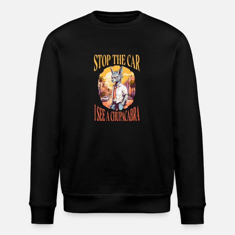 Cryptozoologistes Chupacabra Créatures Drôle - Sweat bio ROLLER Stanley/Stella Unisexe - noir