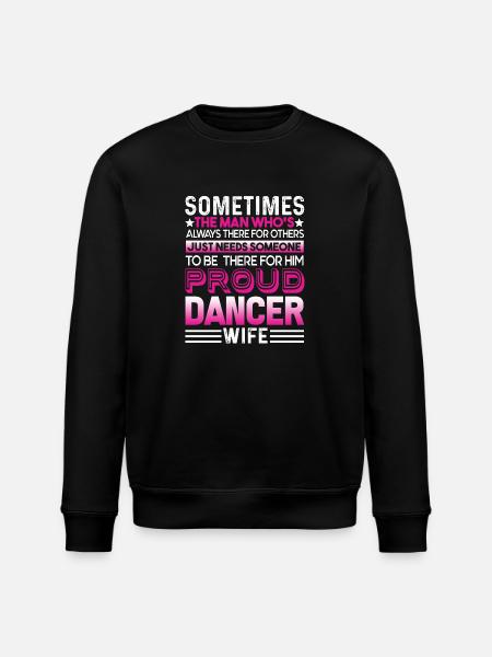 Dancer Proud Dancer Wife - Stanley/Stella ROLLER Unisex Organic Sweatshirt - black