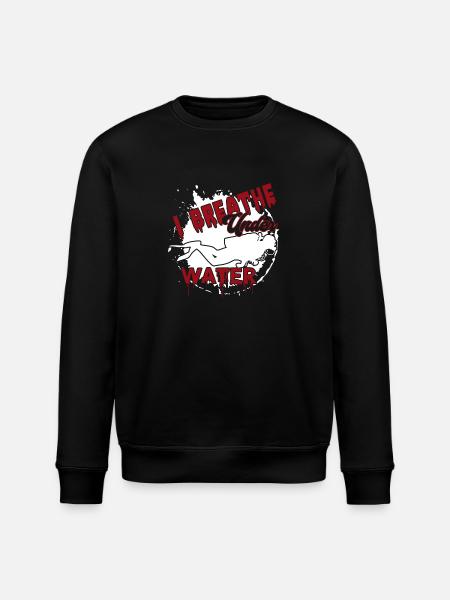 Diving Diving I Under Water - Stanley/Stella ROLLER Unisex Organic Sweatshirt - black