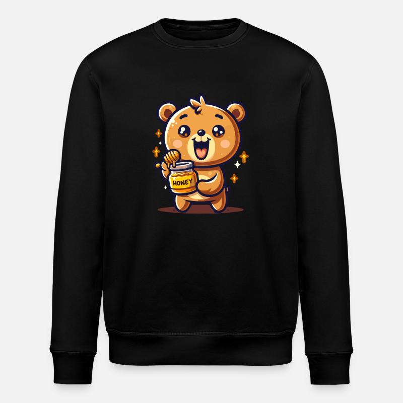 Miel d’ours - Sweat bio ROLLER Stanley/Stella Unisexe - noir