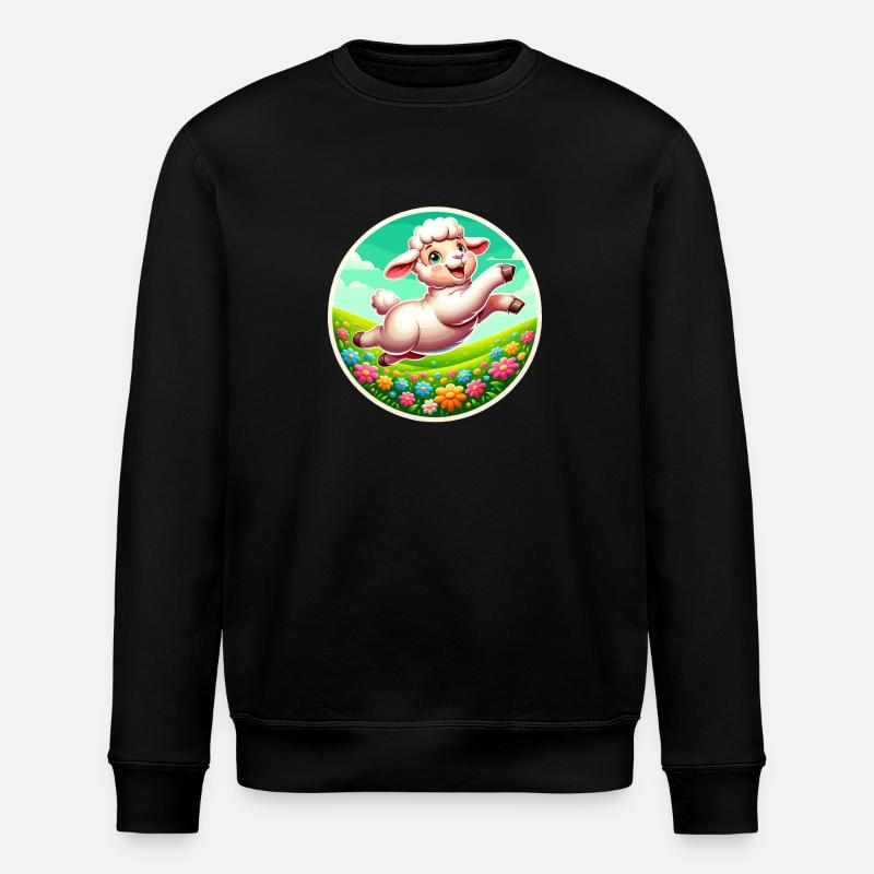 Schafweide - Stanley/Stella Unisex Bio-Sweatshirt ROLLER - Schwarz