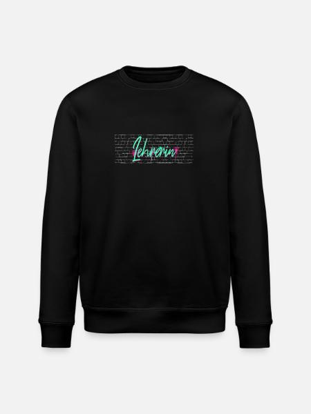 Schule Abschluss-Geschenk Lehrerin - Stanley/Stella Unisex Bio-Sweatshirt ROLLER - Schwarz