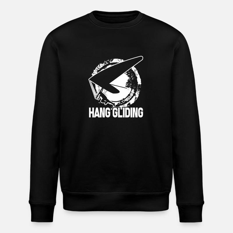 I Love Hang Gliding - Stanley/Stella ROLLER Unisex Organic Sweatshirt - black