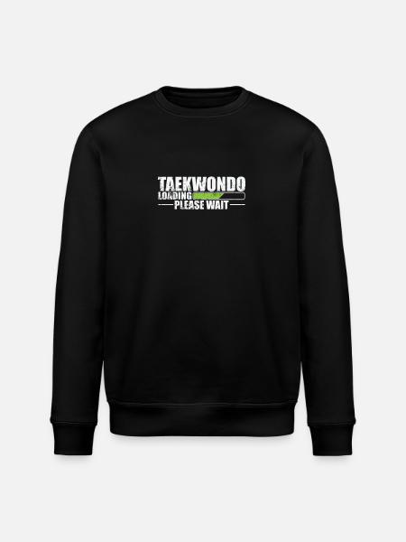 Taekwondo Loading Please Wait Martial Arts - Stanley/Stella ROLLER Unisex Organic Sweatshirt - black