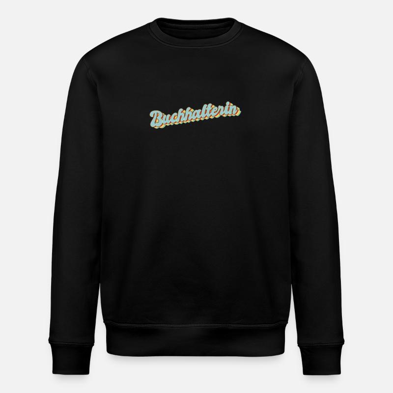 Buchhaltung Abschluss-Geschenk Buchhalterin - Stanley/Stella Unisex Bio-Sweatshirt ROLLER - Schwarz