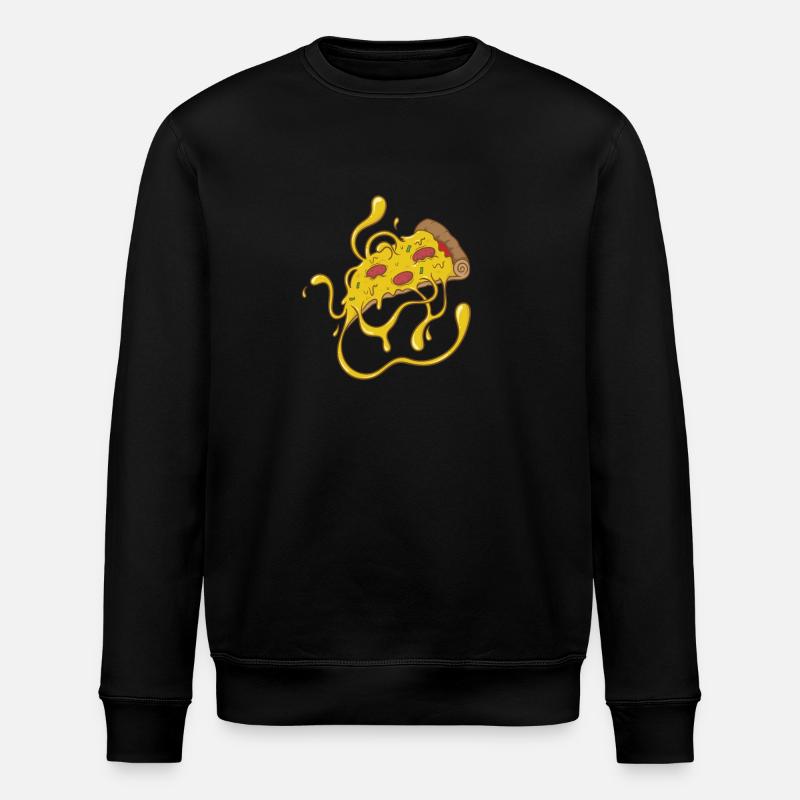 Pizza au fromage Italienne - Sweat bio ROLLER Stanley/Stella Unisexe - noir