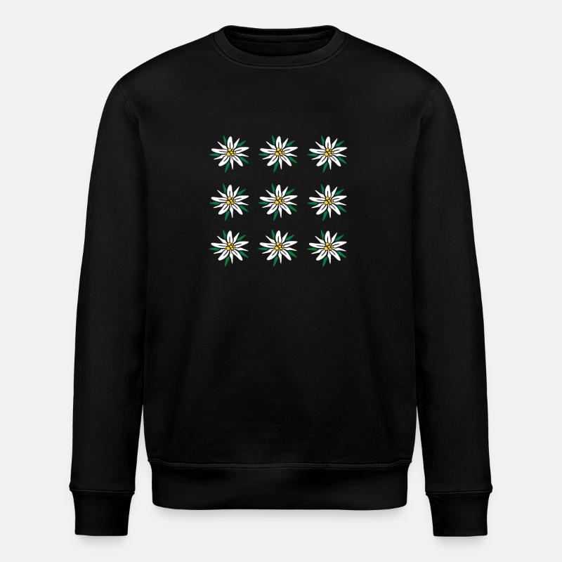 Edelweiss - Stanley/Stella ROLLER Unisex Organic Sweatshirt - black