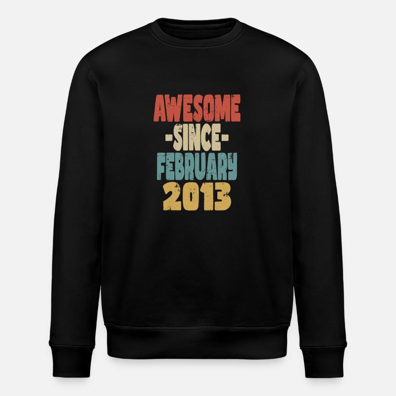 Awesome February 2013 - Stanley/Stella ROLLER Unisex Organic Sweatshirt - black