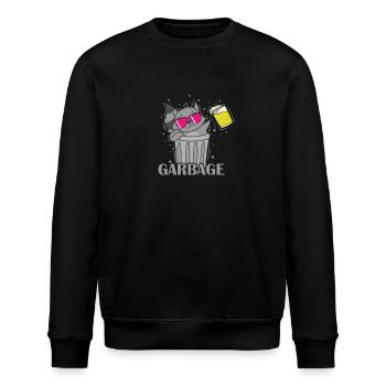 Garbage Waschbär Nachtaktiv - Stanley/Stella Unisex Bio-Sweatshirt ROLLER - Schwarz - Vorne - Nik (191cm)
