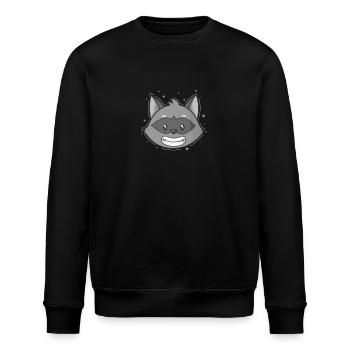 Wäschbar nachtaktiver Allesfresser - Stanley/Stella Unisex Bio-Sweatshirt ROLLER - Schwarz - Vorne - Nik (191cm)