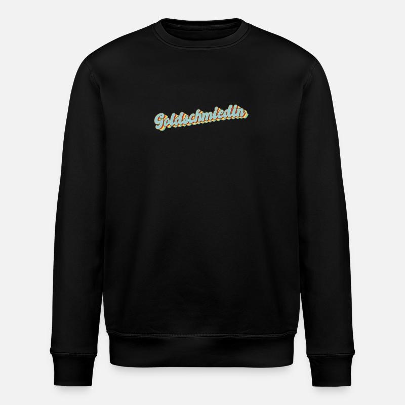 Juwelier Abschluss-Geschenk Goldschmiedin - Stanley/Stella Unisex Bio-Sweatshirt ROLLER - Schwarz