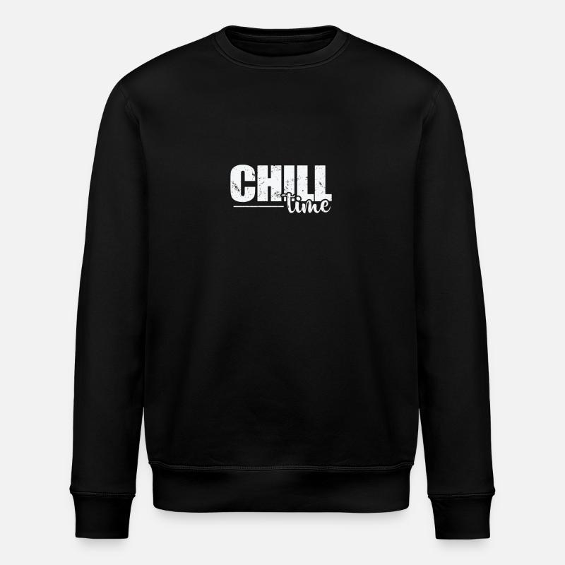 Chill Time relaxen - Stanley/Stella Unisex Bio-Sweatshirt ROLLER - Schwarz