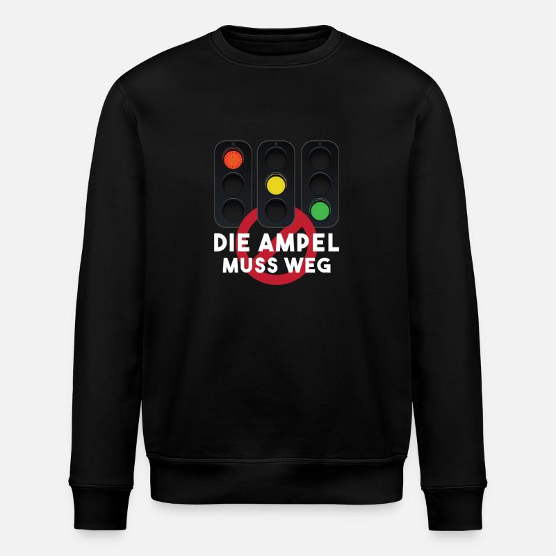 Die Ampel muss weg - Stanley/Stella Unisex Bio-Sweatshirt ROLLER - Schwarz
