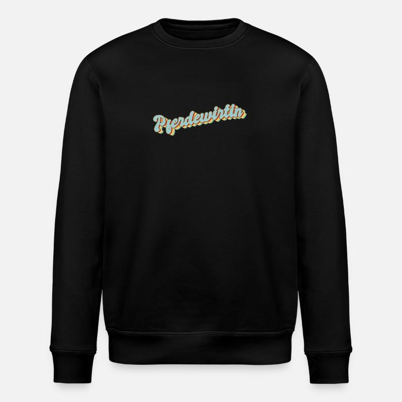 Chevaux Graduation cadeau cheval propriétaire - Sweat bio ROLLER Stanley/Stella Unisexe - noir