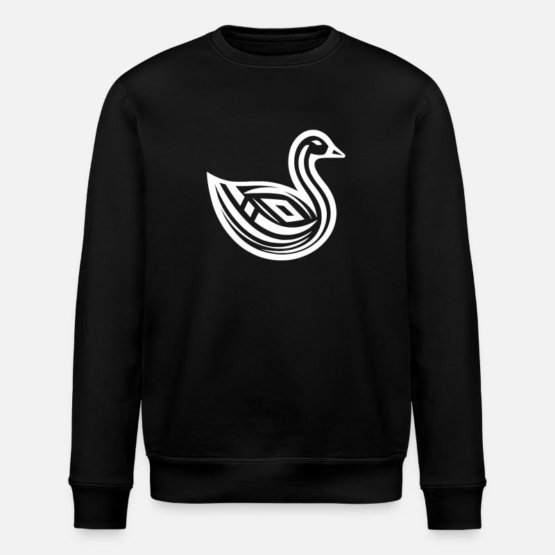 Zodiaque amérindien d’oie - Sweat bio ROLLER Stanley/Stella Unisexe - noir